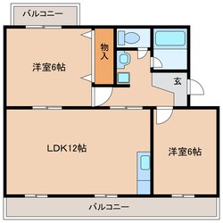 Ｉ・Ｔハイツの物件間取画像